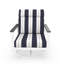 Chaise berçante d'extérieur en métal avec coussin Sunbrella Townsend-116257317