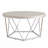 Faux Stone Round Coffee Table