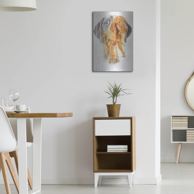 "Vizsla hongroise" par Barbara Keith, H 24 po x l 16 po