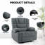 Fauteuil inclinable avec massage et vibration chauffante-465441574