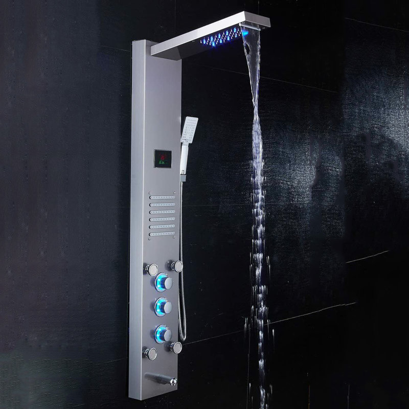 48 panneaux de douche avec