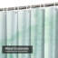 Brown Abstract Grey Marble Floor Grey Shower Curtain with 12 Hooks-129036687