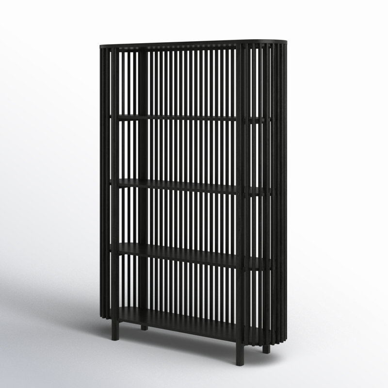 Weyburn Wide Bookcase, Black