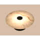 Corinna Single Light Stone Dimmable LED Flush Mounted Sconce