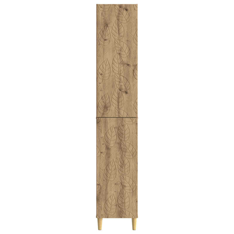 2 -Door 4 Storage Cabinet, Artisan Oak