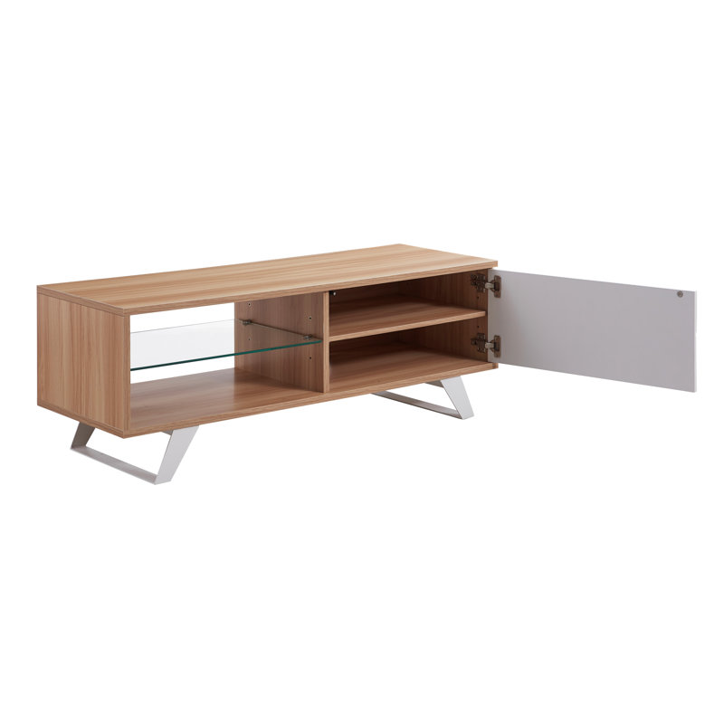 Lilia Unfinished TV Stand for TVs up to 43", Oak