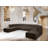 Hurlburt Upholstered Curved Sectional with Ottoman Reversible-89266416