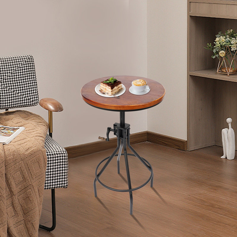 Table de bar à hauteur réglable