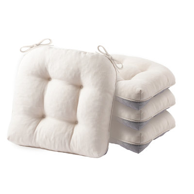 Chair Cushions For Dining Chairs, Indoor/Outdoor Waterproof Chair Seat Pads, 15.5"X15.5"X4" by Latitude Run