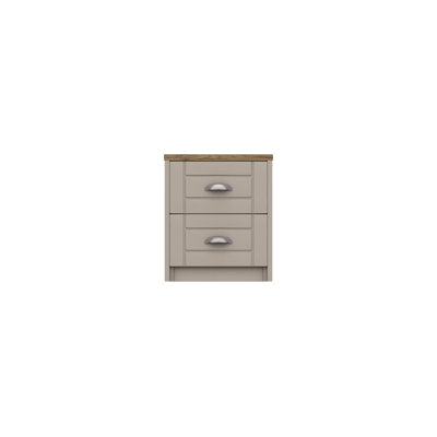 Newhaven 43.4cm W Manufactured Wood Bedside Table