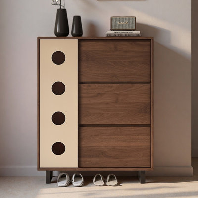 Armoire à chaussures avec rangement rétro
