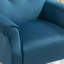 Fauteuil d'appoint à oreilles de style Mid-Century moderne avec pieds en bois robustes et haut dossier-647213847