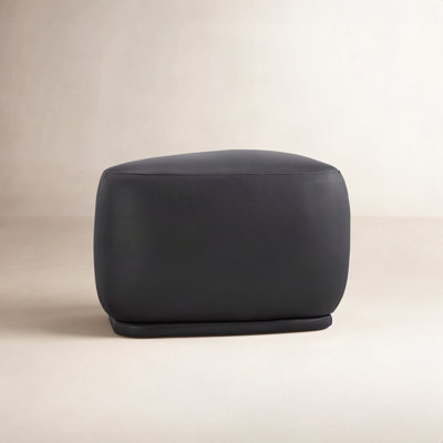 Adna Genuine Leather Triangular Ottoman