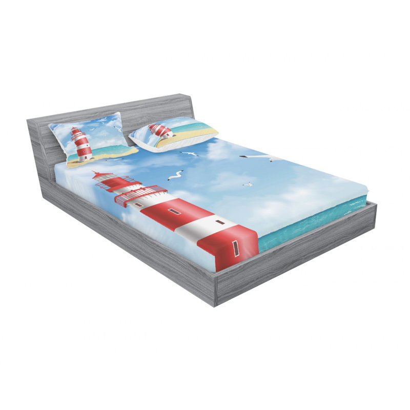 Microfiber Sheet Set, Full/Double Sheet Set with Fitted Sheet