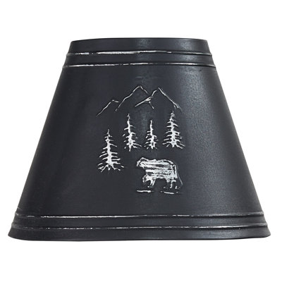 Abat-jour cloche en métal 7 po H