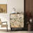 American retro shoe cabinet 17 Pair Shoe Storage Cabinet