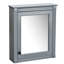 Modern Bathroom Mirror Cabinet 24'' X 27'' Wall Mounted, Grey Finish & Adjustable Shelf Storage Option For Practical With 27'', Mounted Feature-926243303