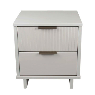 Granville 18" Nightstand In White (2-Drawer)