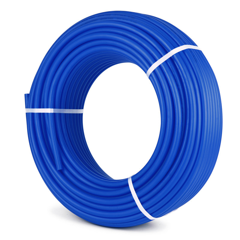 3/4 po PEX Tubing 500Ft Non Barrier PEX Bobine de tube bleu Pex-b pour la plomberie en eau chaude et froide Système de chauffage par le sol radiant en boucle ouverte