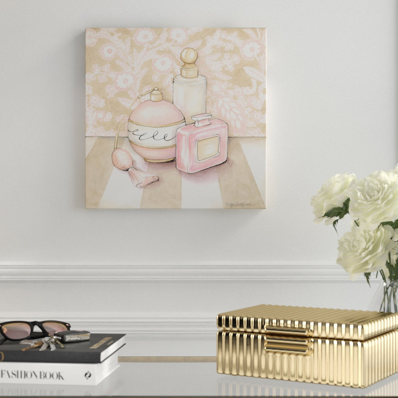 «Posh Powder Room III», reproduction d'impression sur toile tendue, H 18 po x l 18 po x P 2 po