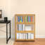 Armoire vitrée en bambou à 3 niveaux avec portes en acrylique transparent de 41,7 po de largeur, l 31,50 po x P 12,60 po