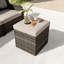 Repose-pieds de patio extérieur en osier PE Bellamy Stylish-682347157-682347159