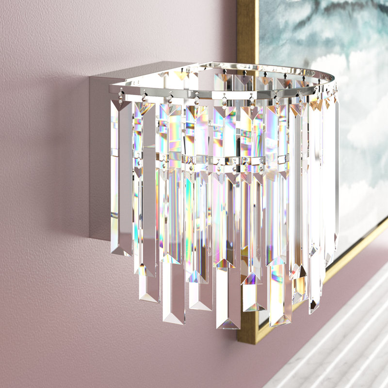 Clarissa Mild Steel Flush Mounted Sconce