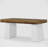 55" Home Office Desk with Double Pedestal, Simple Executive Desk-808957002