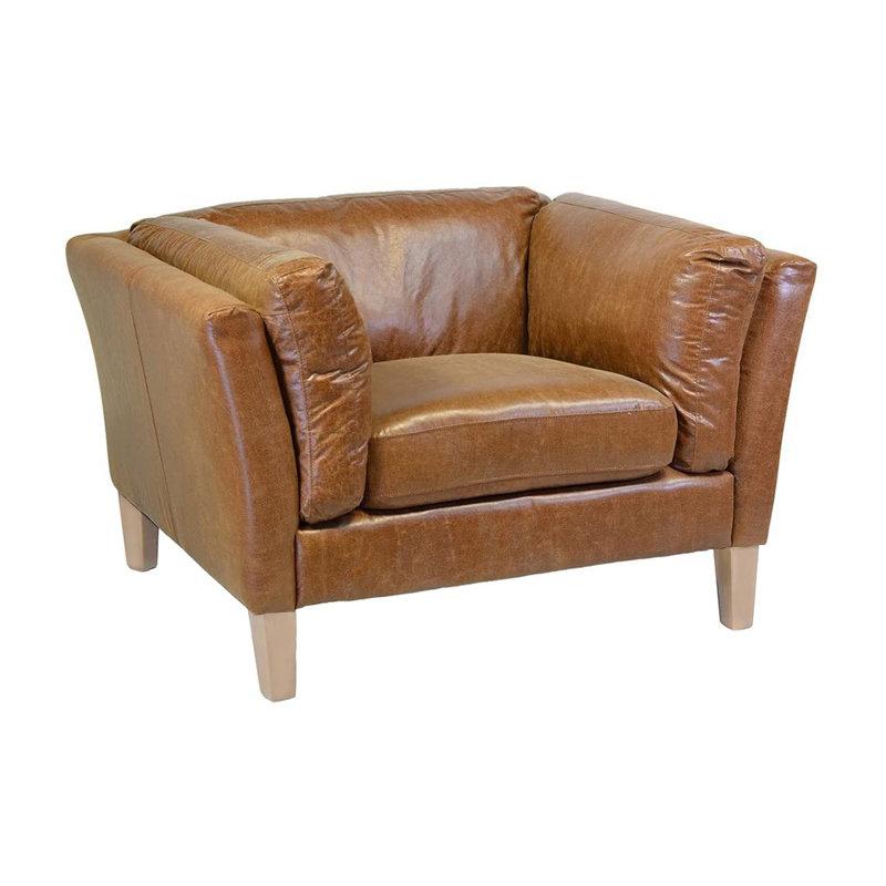 Chaise longue ultra-confortable en brun clair