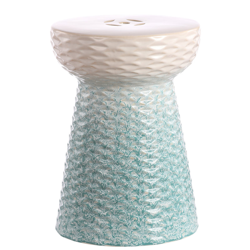 Tabouret de jardin en céramique Chamberlain