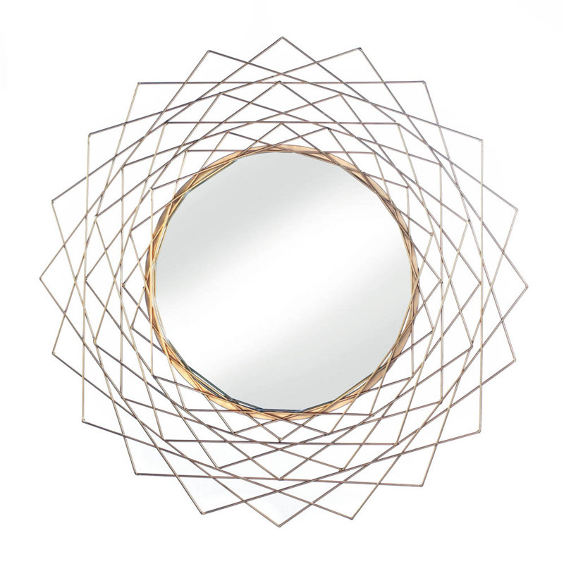 Metal Flat Wall Mirror