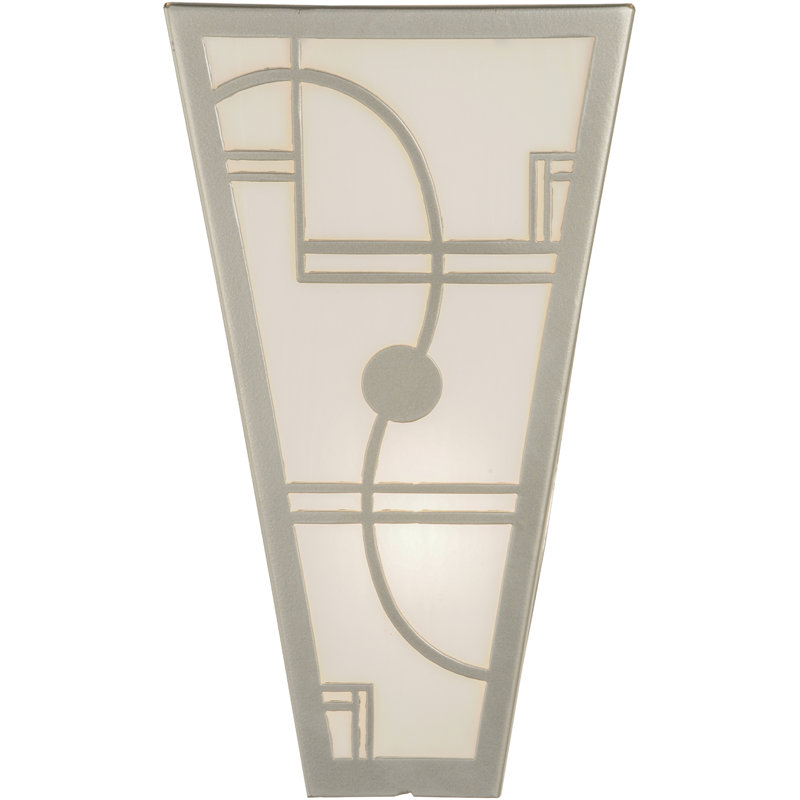 Art Deco Bronze 2-Light Dimmable Wall Sconce