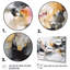 «White and Grey Geometric Profondeurs III», art mural abstrait sur toile géométrique-70729848-70729854