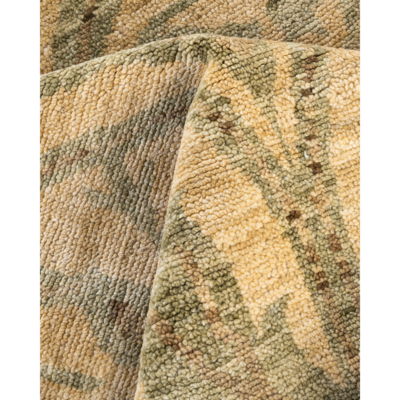 Overdyed One-of-a-Kind Rectangle 8'2" X 10'3" Hand Knotted Area Rug