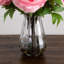 16in. Artificial Peony Arrangement in Glass Vase-1552456536