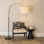 Rorex 177 H cm Matte Arched Floor Lamp-666473564-700798970