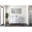 Meuble-lavabo blanc 60 po X P 22 po D et 58 po Miroir-117984834