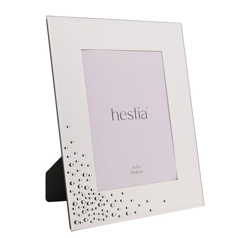 Silver Glass Picture Frame, 12.7cm x 17.8cm