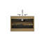 Meuble-lavabo mural en chêne naturel avec lavabo en céramique - 30 po, tiroirs silencieux modernes, rangement riche 30 po et trois trous de tiroir spacieux et pré-assemblés-1282058522-1282058517