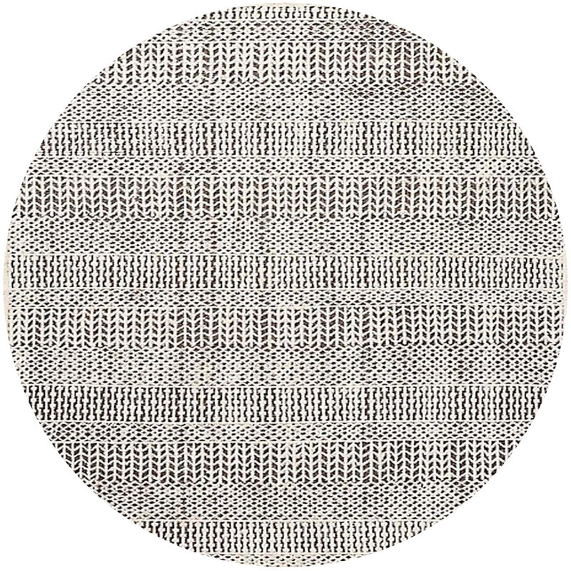 Houndstooth Indoor Rug, Round 3'