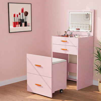 Meuble-lavabo 3 en 1 avec miroir DEL