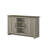 47" Console Table With Shelves And Cabinet Doors For Entryway