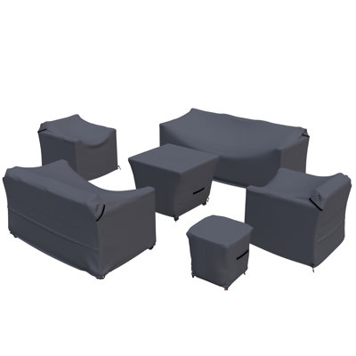 Lovall Rattan Wicker Patio Seating Group Cover by Hokku Designs