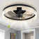 Bonin 20'' Indoor flush mount ceiling fan with light, indoor remote control ceiling fans with lights