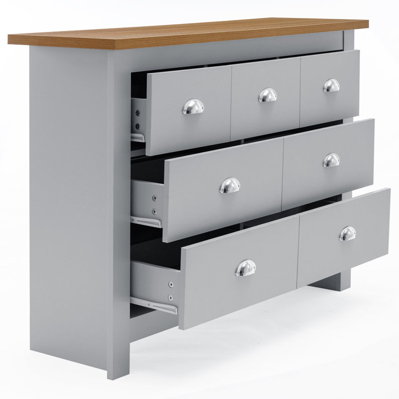 Whitsett 111.5 cm W Chest of 7 Drawers