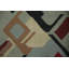 Tapis moderne à motif géométrique abstrait 8 x 10