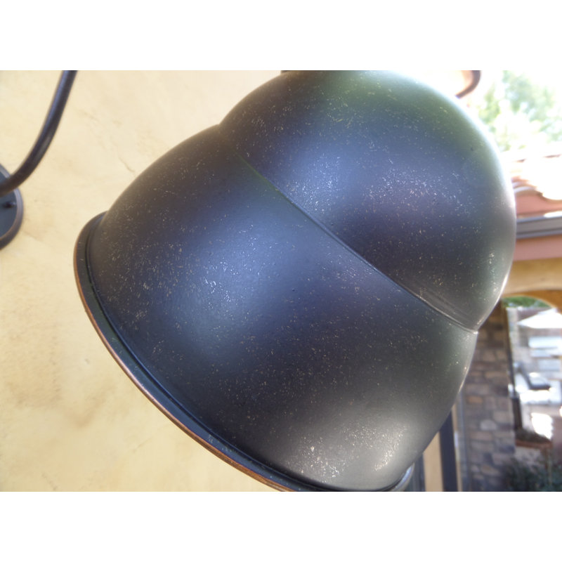 Luminaire d'extérieur Rachit, H 18 po x l 8 po x P 20 po, Bronze huilé