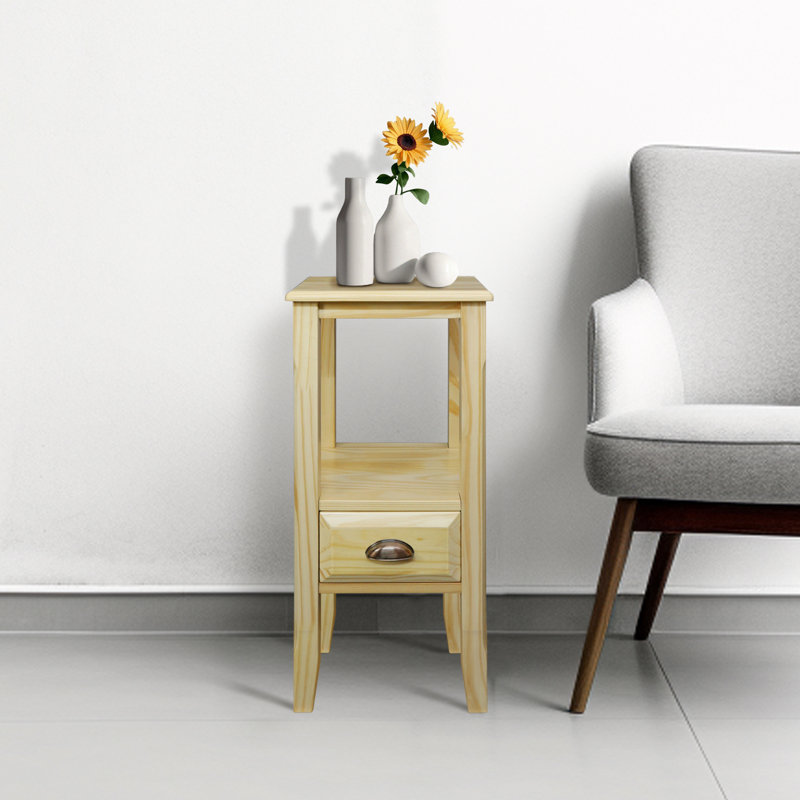 Table de bout Casual Home, Bois naturel