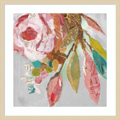 «Dream Flower III» par Elizabeth St Hilaire, impression sur bois encadrée