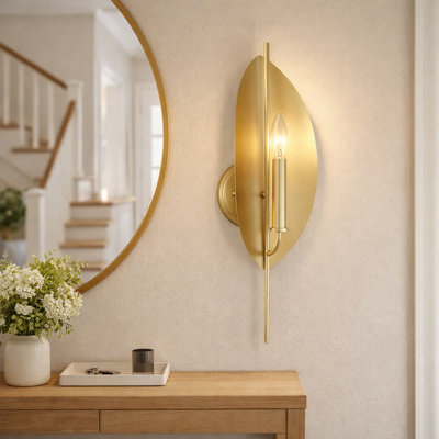 Applique murale en acier pour bougie